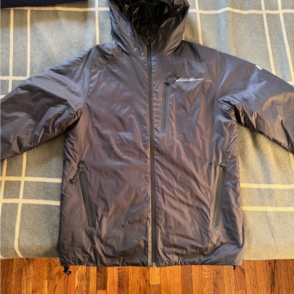 Eddie Bauer Men’s Evertherm 2.0 Down Hooded Jacket Men’s size Small